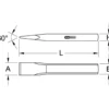 Burin de carossier extra plat KS TOOLS 156.0589