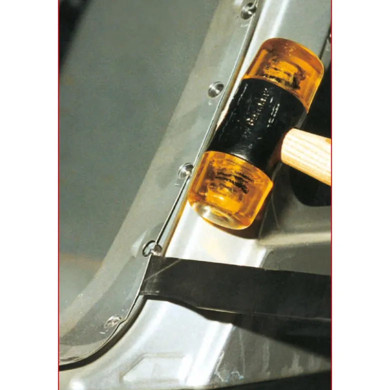 Burin de carrossier extra-plat avec poignée de sécurité KS TOOLS 140.2161