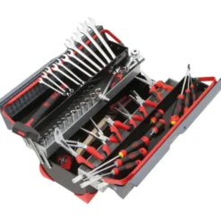 Caisse A Outils Bi-Matiere 5 Cases - Composition 50 Outils SAM Outillage - CP-50BO
