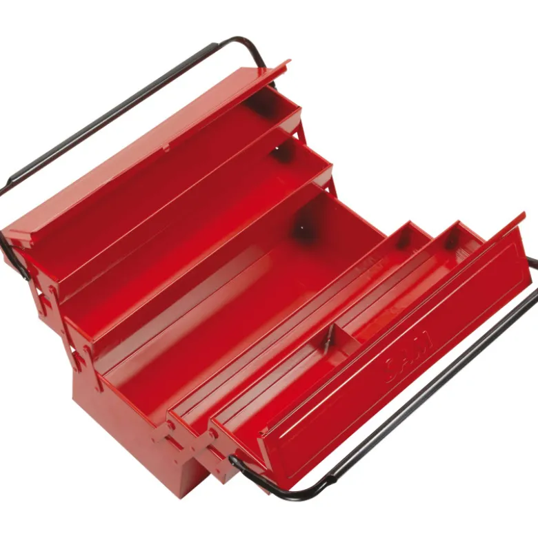 Caisse A Outils Metallique 5 Cases - Vide SAM Outillage - 605-R