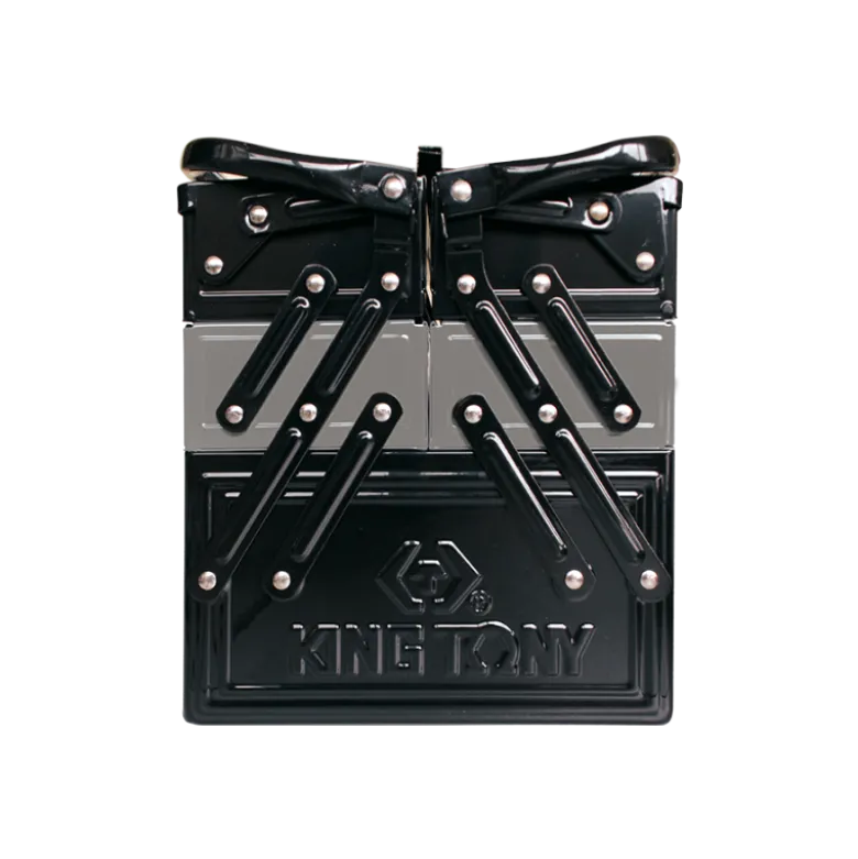 Caisse À Outils Xl 530X220X260 - Finition Grise Et Noire King Tony - 87A051A0KG