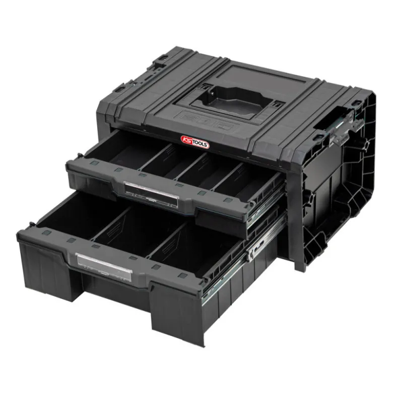 Caisse SCM à 2 tiroirs et 5 séparateurs amovibles KS TOOLS 850.0385