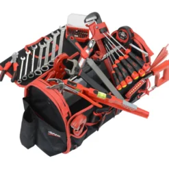 Caisse Textile 39 Litres Composition Plombier - 95 Outils SAM Outillage - CP-PL1