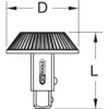 Carré d'entraînement bouton 3/4" KS Tools 516.1499