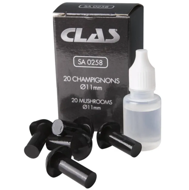 20 champignons ø11mm CLAS SA 0258