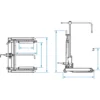 Chariot Porte-Roues Hydraulique Pour Camionnette, Camion Et Bus 500Kg King Tony - 9HYCM5