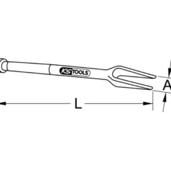 Chasse-rotules 18 mm KS TOOLS 670.0091