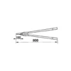 Cisaille Universelle A Deux Mains SAM Outillage - 353-80