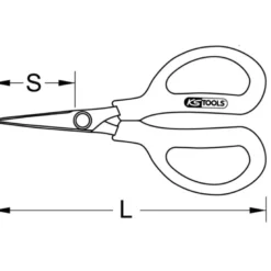 Ciseaux pour Kevlar 190 mm KS TOOLS 118.0065