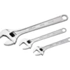 Clé A Molette Chromée 8'' 10'' 15'' - Jeu De 3 Sam Outillage - 54-J3N