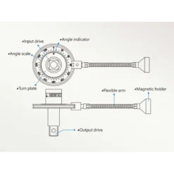 Clé De Serrage Angulaire 1/2" Magnétique King Tony - 34440A