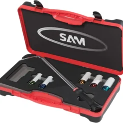 Clé Dynamométrique 1/2'' 120 Nm + Douille 15-17-19-21-22 Mm En Coffret SAM Outillage - 222-89-J6