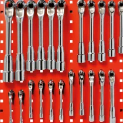 Cle A Pipe Debouchee 6 Pans 94Sd - Jeu 22 Sur Panneau Mural SAM Outillage - 94-SDJ22P