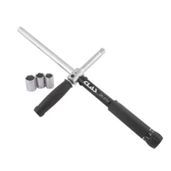 Cle dynamometrique en croix 1/2" 70-170nm 490mm + 3 douilles CLAS OM 0755