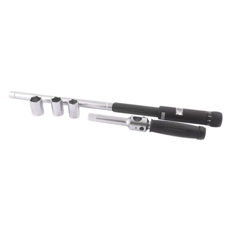 Cle dynamometrique en croix 1/2" 70-170nm 490mm + 3 douilles CLAS OM 0755