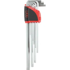 Cle Male Extra-Longue Pour Vis Abimees - Ratelier De 9 SAM Outillage - 67-HR9A