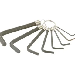 Cle Male 6 Pans Courte Coudee Sur Anneau En Mm - Jeu De 8 SAM Outillage - 62-AN81