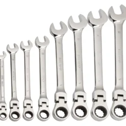 Cle Mixte A Cliquet Articulee 8 A 19 Mm - Jeu De 8 SAM Outillage - 50-CTJ8