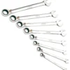 Cle Mixte A Cliquet Brillante Sd De 8 A 19 Mm - Jeu De 8 SAM Outillage - 50-C-J8