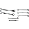 Cle Mixte A Cliquet Brillante Sd De 8 A 19 Mm - Jeu De 7 SAM Outillage - 50-C-J7