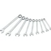 Cle Mixte Contre-Coudee Longue De 8 A 19 Mm - Jeu De 9 SAM Outillage - 53-J9
