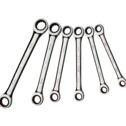 Cle Polygonale A Cliquet 8 A 19 Mm - Jeu De 6 SAM Outillage - 106C-J6