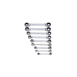 Cle Polygonale A Cliquet 6 A 24 Mm - Jeu De 9 SAM Outillage - 106C-J9