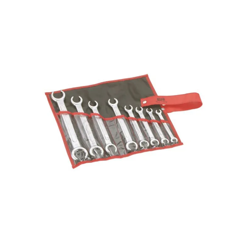 Cle Polygonale A Tuyauter 12 Pans En Mm - Trousse De 8 SAM Outillage - 100F-TR8