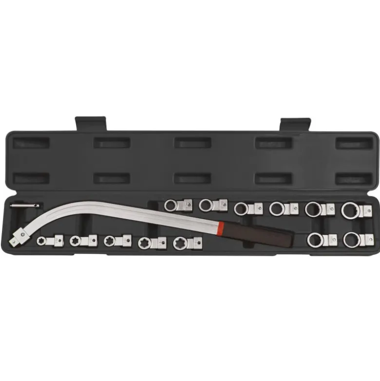 Cles polygonales coudees poulie distribution et accessoires (15pcs) CLAS OM 9049BL