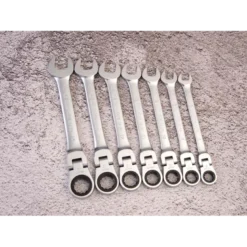 Clé Mixte À Cliquet À Tête Articulée Métrique King Tony