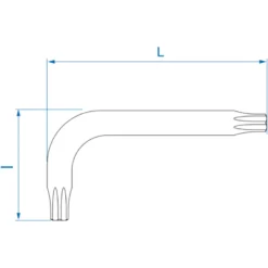 Clé Mâle Torx® Courte King Tony