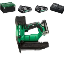 Cloueur sans fil 18 V 2.0Ah + batteries + chargeur HIKOKI - NT1850DAWXZ