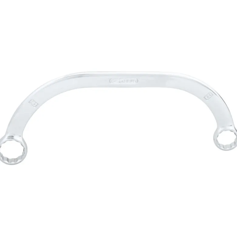 Clé polygonale Demi-Lune CHROMEplus finition polie KS TOOLS