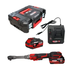 Clé à rochet sans fil 1/2″ 18V avec 2 batteries 1 chargeur 1 valise KS TOOLS -515.4740F