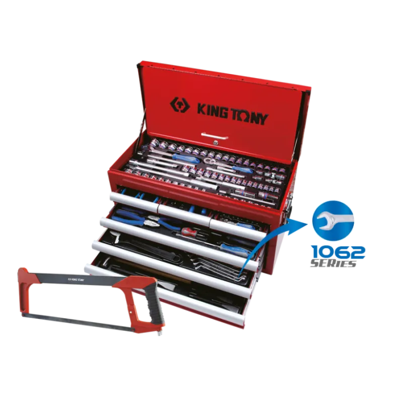 Coffre 874116B + Composition 219 Outils, En Pouces Et En Mm King Tony - 911000CR07