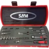 Coffret Bi-Matiere Douilles Et Accessoires 1/4'' - 45 Outils SAM Outillage - 73-R45