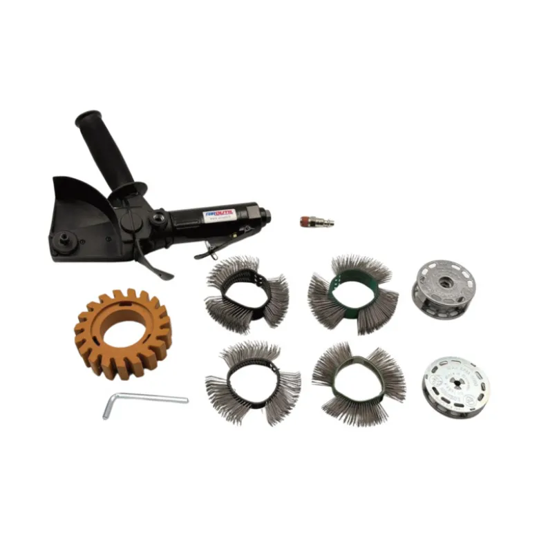 Coffret Brosseuse Décapeuse pneumatique multifonction et accessoires - 9 pcs Airoutil - BR1180CO