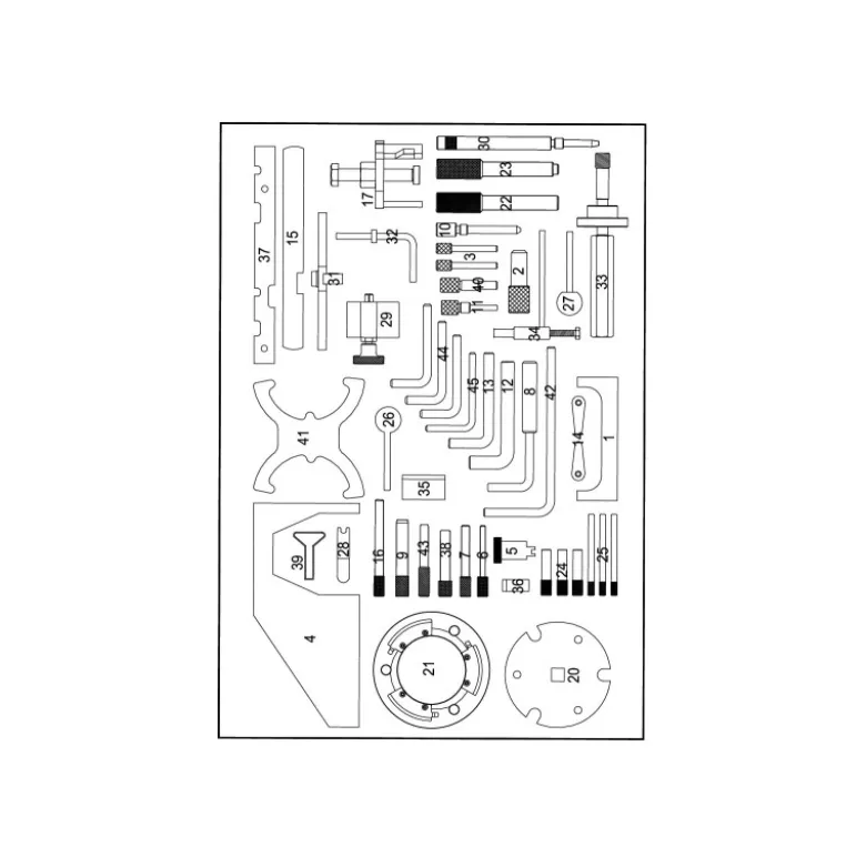 Coffret calage complet ford/mazda/volvo CLAS OM 6600
