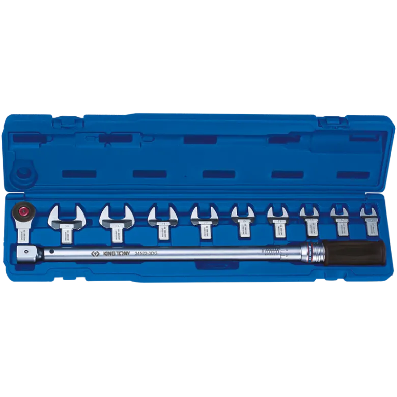 Coffret Clé À Déclenchement 345223Dg 60-340Nm + 9 Embouts 14X18 King Tony - 345203D11MR