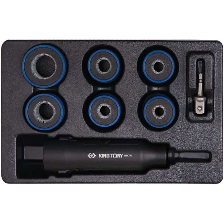 Coffret De Brosses De Nettoyage Pour Goujons De Roues - 8 Pièces King Tony - 9BK7008