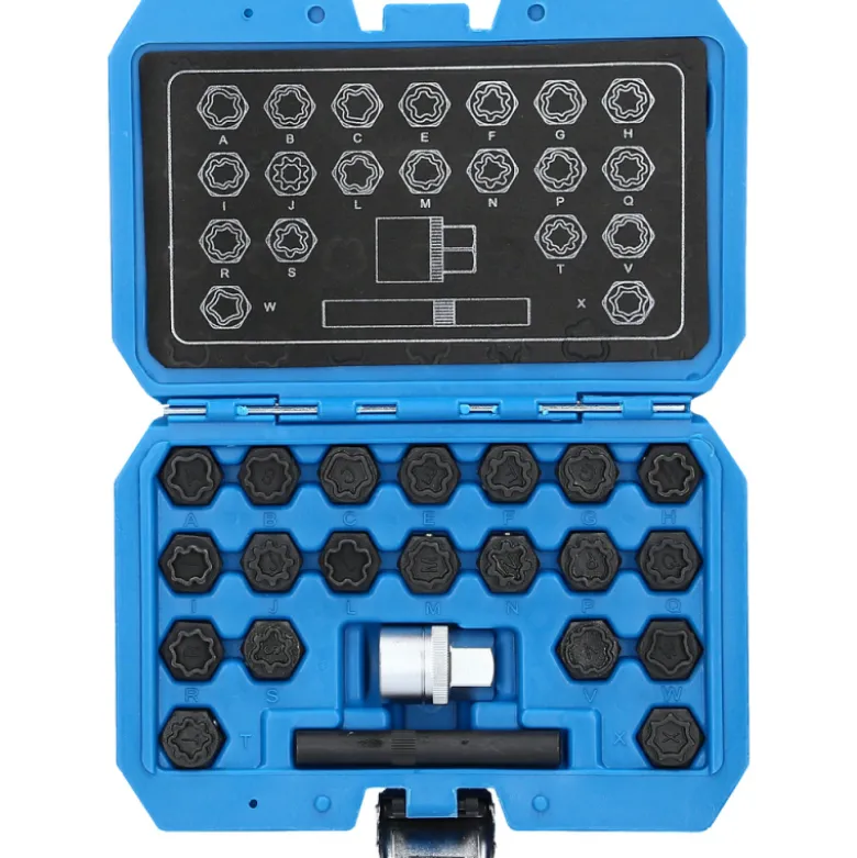 Coffret de démontage d'écrous antivols Audi 22pcs BRILLIANT TOOLS - BT691360