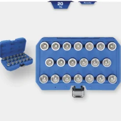 Coffret de démontage d'écrous antivols Porsche 21pcs BRILLIANT TOOLS - BT691330