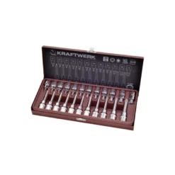 Coffret de douille-embouts Torx 1/2" 23 pièces Kraftwerk 2025