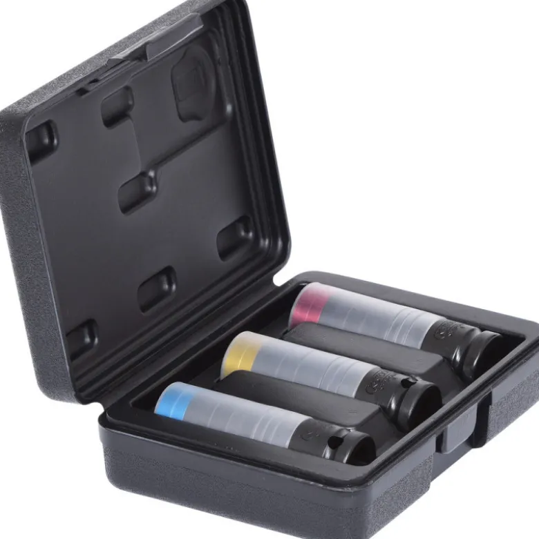 Coffret de 3 douilles à chocs 1/2" slim power pour jantes alu. KS TOOLS 515.0990