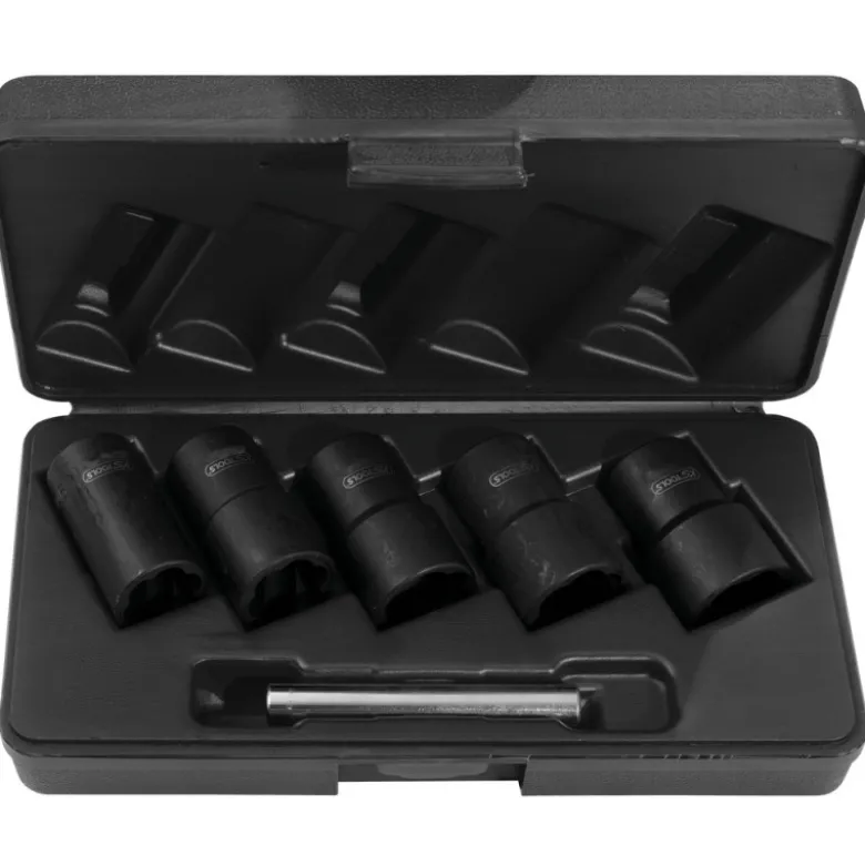 Coffret de douilles à chocs spéciales écrous et vis abimés 1/2" KS TOOLS 913.1240
