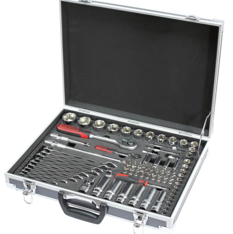 Coffret de douilles et accessoires ULTIMATE 1/4", 1/2'', 83 pièces KS TOOLS 922.0683