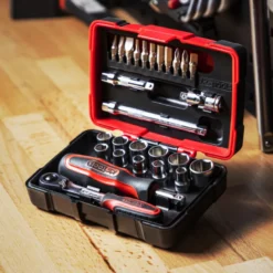 Coffret de douilles et accessoires ULTIMATE® 1/4'', 27 pièces KS Tools 922.0626