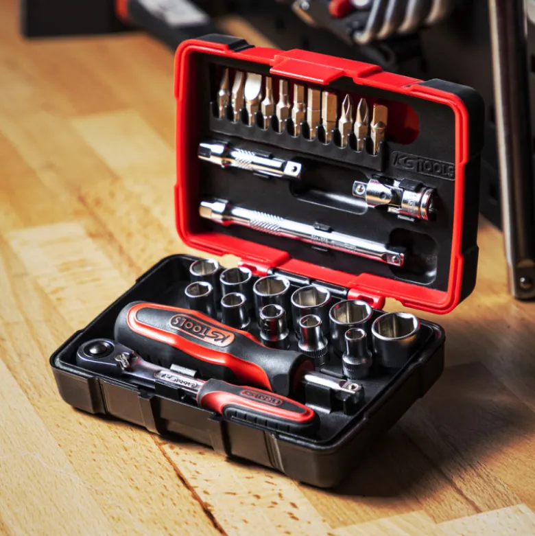Coffret de douilles et accessoires ULTIMATE® 1/4'', 27 pièces KS Tools 922.0626