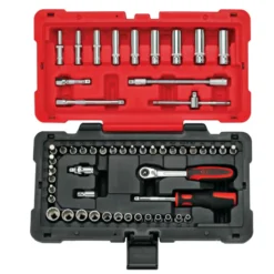 Coffret de douilles et accessoires 12 pans 1/4" 54 pièces KS TOOLS 922.0655