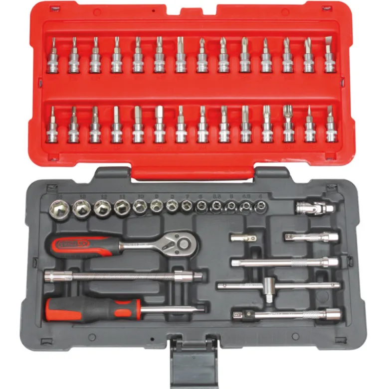 Coffret de douilles et accessoires 1/4" ULTIMATE 50 pièces KS TOOLS 922.0650